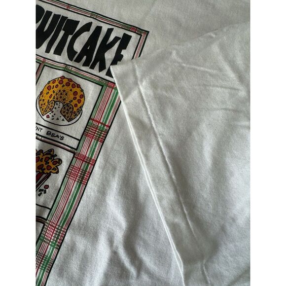 90's Vintage fear of‎ fruitcake Single Stitch T-shirt LEE Tag XL - Picture 4 of 7